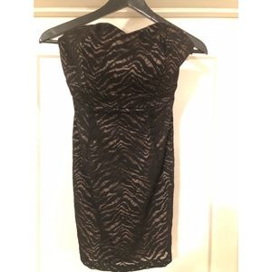 Forever 21. Medium. Black lace strapless dress